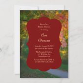 Invitation Colorful Autumn Day Bridal Shower (Devant)