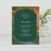 Invitation Colorful Autumn Day Wedding Shower (Debout devant)