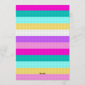 Invitation Colorful Bricks Building Blocks Birthday Party (Dos)