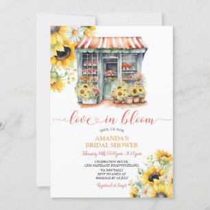 Invitation Colorful Floral Love In Bloom Bridal Shower