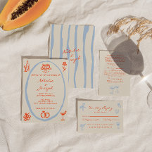 Colorful main écrit peint Mariage Whimsical