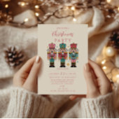 Invitation Colorful Nutcracker Christmas