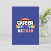Invitation Colorful Pride Logo | Love & Unity Design (Debout devant)