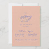 Invitation Colorful Whimsical main écrite Mariage (Devant)