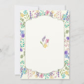 Invitation Colorful Wildflowers 90th Birthday Party (Dos)