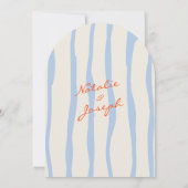 Invitation Colorful Written Painted Whimsical Arched Wedding (Dos)