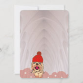 Invitation Colorfull mignon Illustré Chien Anniversaire (Dos)