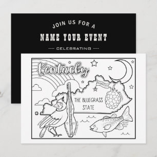 Invitation coloriage kentucky me collage