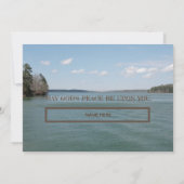 Invitation Colossiens Couverture complète de la fiche de priè (Dos)