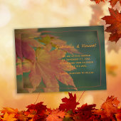 Invitation Colours d'automne Mariage Enregistrer la date Fair