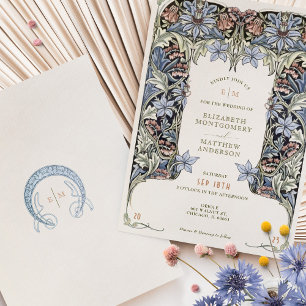 Invitation Columbine Morris Victorian Vintage Wedding