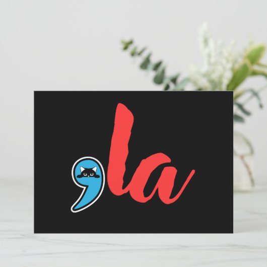 Invitation Coma La 2024 Chat Lady (Debout devant)