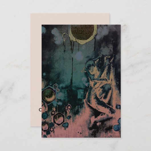 Invitation coma sombre (Devant / Derrière)