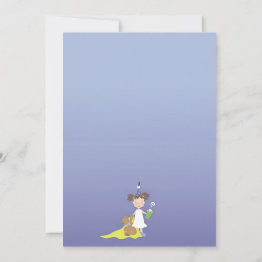 Invitation Combats de Sleepover et de coussin (Dos)