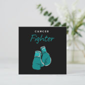 Invitation combattant du cancer, turquoise (Debout devant)