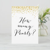 Invitation Combien de perles sont dans le panneau Jar 5x7" (Debout devant)