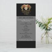 Invitation Comédie de citation de festin d'erreurs (version (Debout devant)