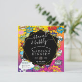 Invitation Comic Pop Art 💥 🎨 Wedding shower de brunch (Debout devant)