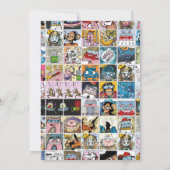 Invitation Comics Cool Superhero Party Anniversaire Invitatio (Dos)