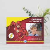 Invitation Comics DC | Flash Photo Anniversaire (Debout devant)