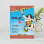 Invitation Comics DC | Wonder Woman Anniversaire (Debout devant)