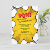 Invitation comique de nuages (Debout devant)