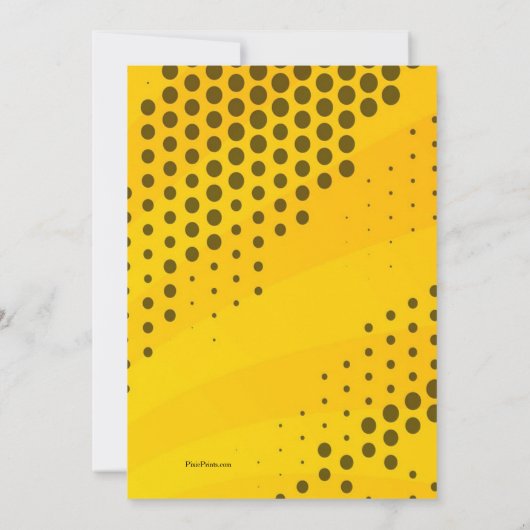 Invitation comique de nuages (Dos)