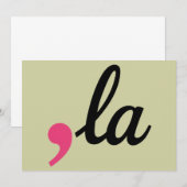 Invitation Comma La Kamala Harris Président 2024 Stop Project (Devant / Derrière)