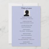 Invitation commande de service de primevère du soir (Dos)