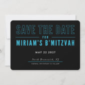 Invitation COMMANDE D'IMPRESSION pour Cheryl - Bat Mitzvah de (Devant)