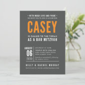 Invitation COMMANDE D'IMPRESSION pour Rachel - Bar Mitzvah de (Debout devant)