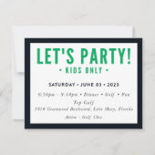 Invitation COMMANDE D'IMPRESSION pour Sari - Dylan Lets Party (Devant)