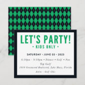 Invitation COMMANDE D'IMPRESSION pour Sari - Dylan Lets Party (Devant / Derrière)