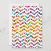 Invitation COMMANDE PERSONNALISÉE Baby shower Émersyne doux I (Dos)