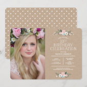 Invitation Commande personnalisée - Katie Nash (Devant / Derrière)