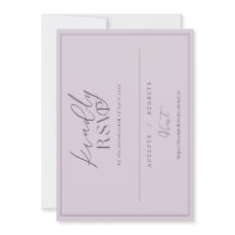 Commande personnalisée RSVP Imani & Dakota