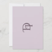 Invitation Commande personnalisée RSVP Imani & Dakota (Dos)