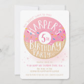Invitation Commande spéciale Harper's 5e anniversaire joli do (Devant)