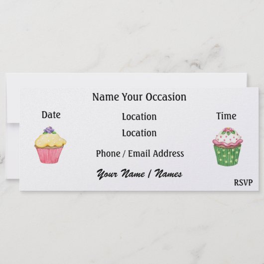 Invitation Comme c'est intéressant ! - SRF (Dos)