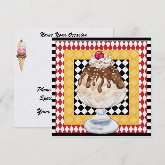 Invitation Comme c'est intéressant ! - SRF (Devant / Derrière)