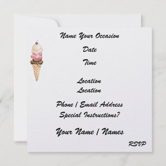 Invitation Comme c'est intéressant ! - SRF (Dos)