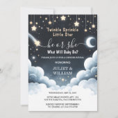 Invitation Comme Cloud Twinkle Twinkle Little Star Genre Révé (Devant)