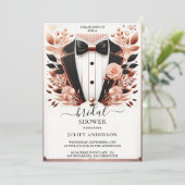 Invitation Comme Costume Hommes Tuxedo Bold Cravate noire Fêt (Debout devant)