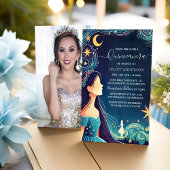 Invitation Comme Dark Fun Star Prom Starry Night Sky Quincean