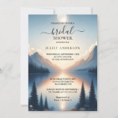 Invitation Comme Lakeside Mountain Fun Nature Lake Fête des m (Devant)