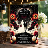 Invitation Comme Ruby Claret White Heart Red Black Fête des m