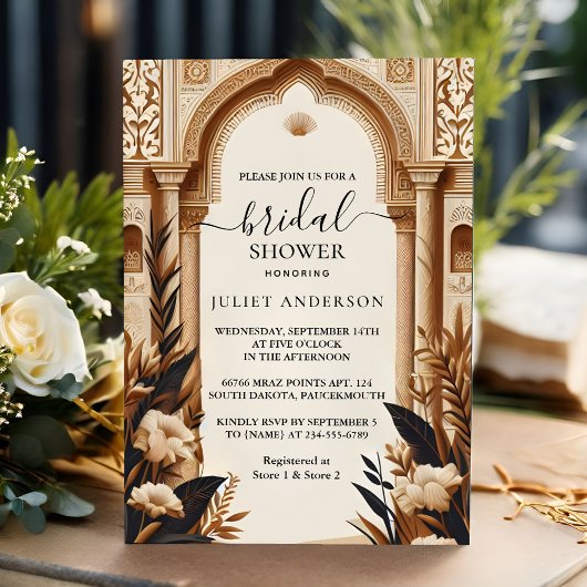 Invitation Comme Rustic Fiesta Rustic Bold Fête des mariées e