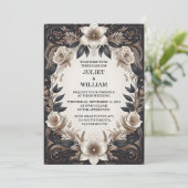 Invitation Comme Simple Mariage Traditionnel Vow Renouvelleme (Debout devant)