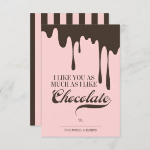 Invitation Comme vous et les enfants au chocolat salle de cla