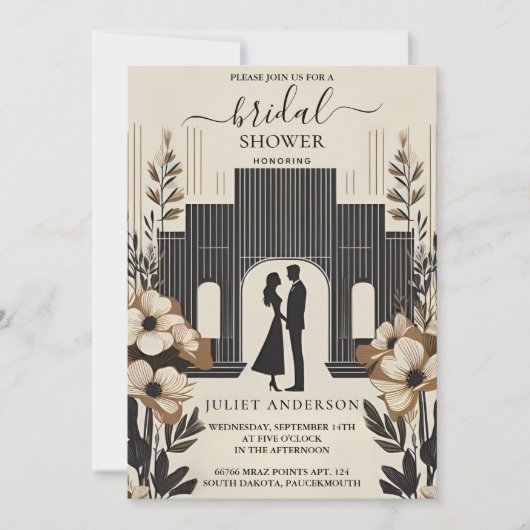 Invitation Comme Vraiment Engager les années 70 80s Courthous (Devant)